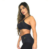 Top Everlast Ever Training - Preto / Verde - Feminino